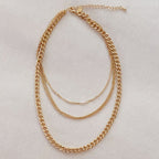 Quad Squad Chain Link Necklace