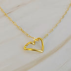 Heart And Chain Necklace