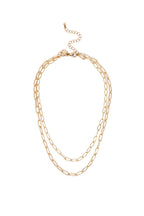 Double The Gold Chain Link Necklace