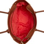 Brown - Eufala Vegan Tote Handbag