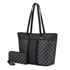 Fabiola Vegan Leather Womens Tote Bag with wallet