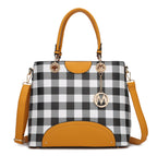 MKF CollectionGabriella Chekered Handbag With Wallet by Mia K