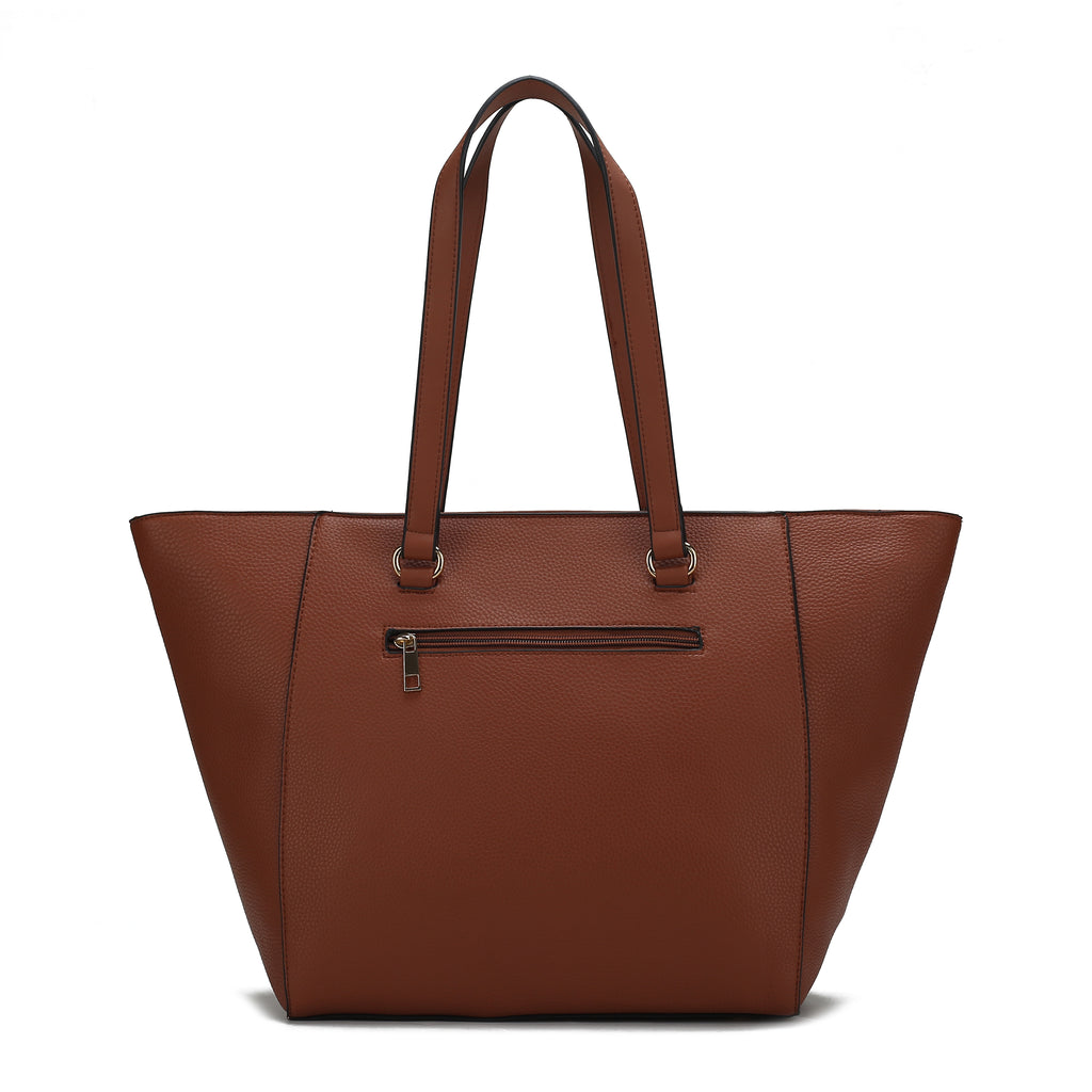 Alexandra Vegan Leather Women Tote Handbag with Wallet