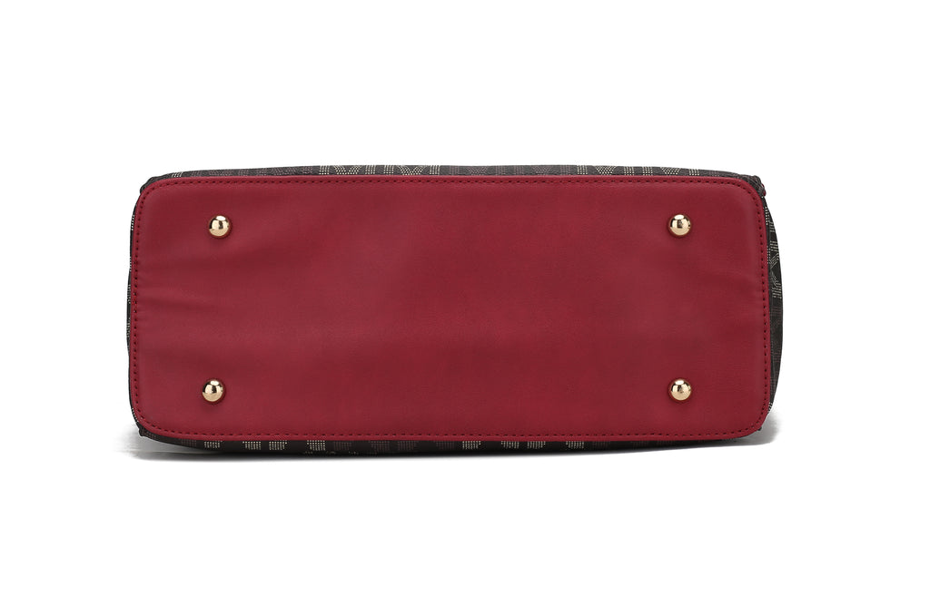 MKF Collection Siena M Signature Handbag by Mia K