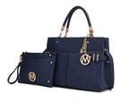 MKF Collection Tenna Vegan Leather Women Satchel Bag by Mia K