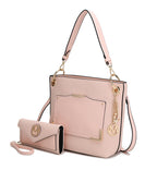 MKF Collection Grace Vegan Leather Women Tote Bag with Wallet By Mia k
