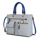 MKF Collection Julia Color-Block Women Satchel Bag by Mia K