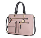 MKF Collection Julia Color-Block Women Satchel Bag by Mia K