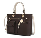 MKF Collection Julia Color-Block Women Satchel Bag by Mia K