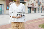 MKF CollectionGabriella Chekered Handbag With Wallet by Mia K