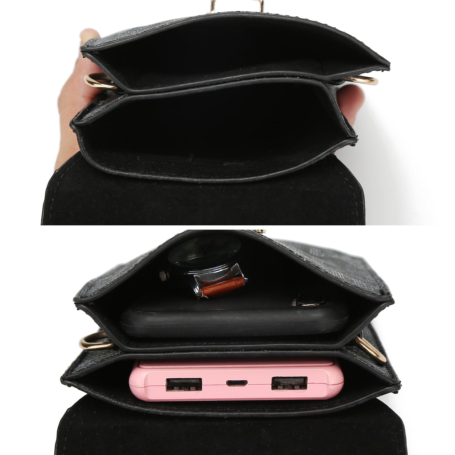 Lulu XL M Signature Phone Wallet Crossbody