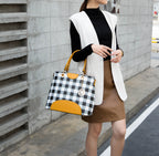 MKF CollectionGabriella Chekered Handbag With Wallet by Mia K