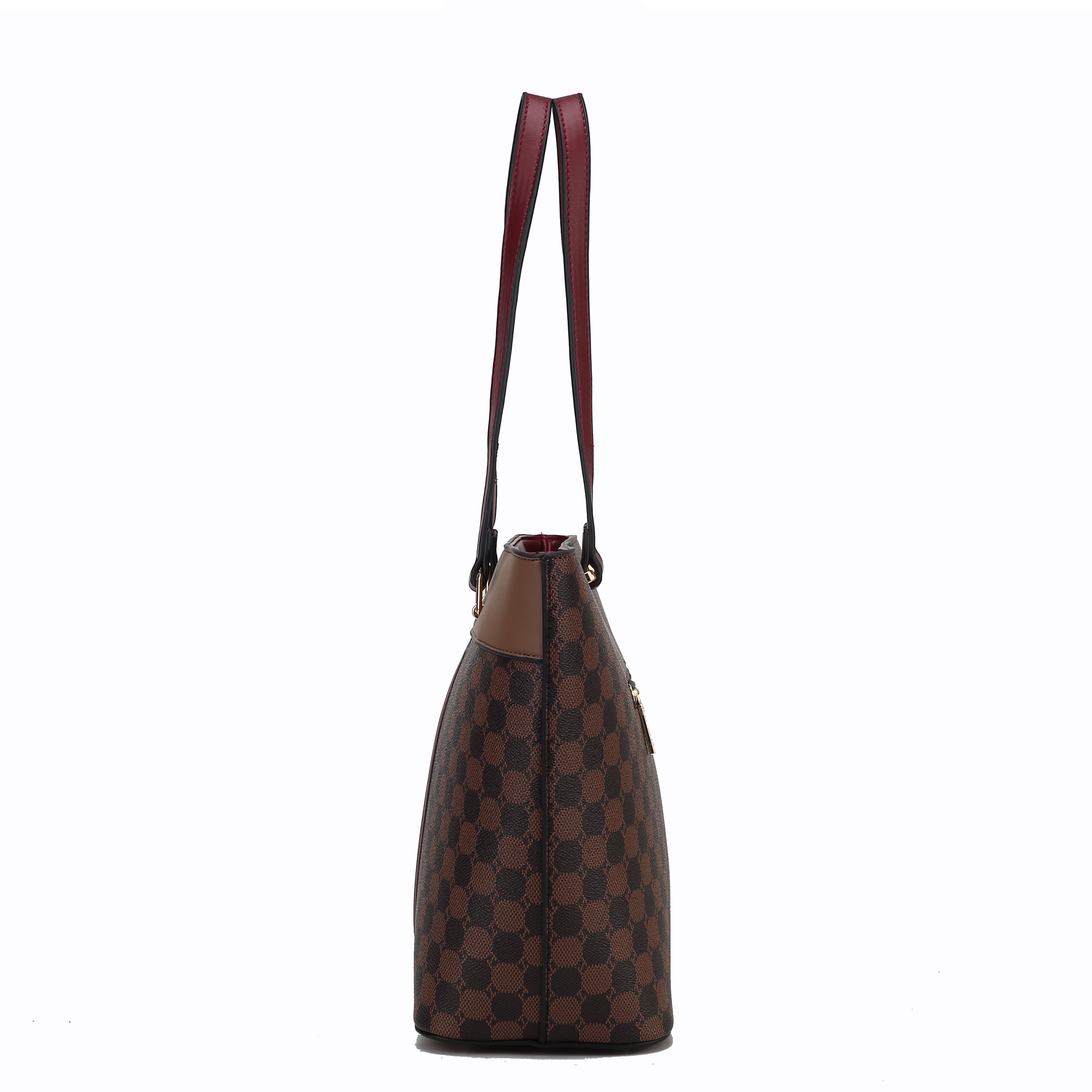 Fabiola Vegan Leather Womens Tote Bag with wallet