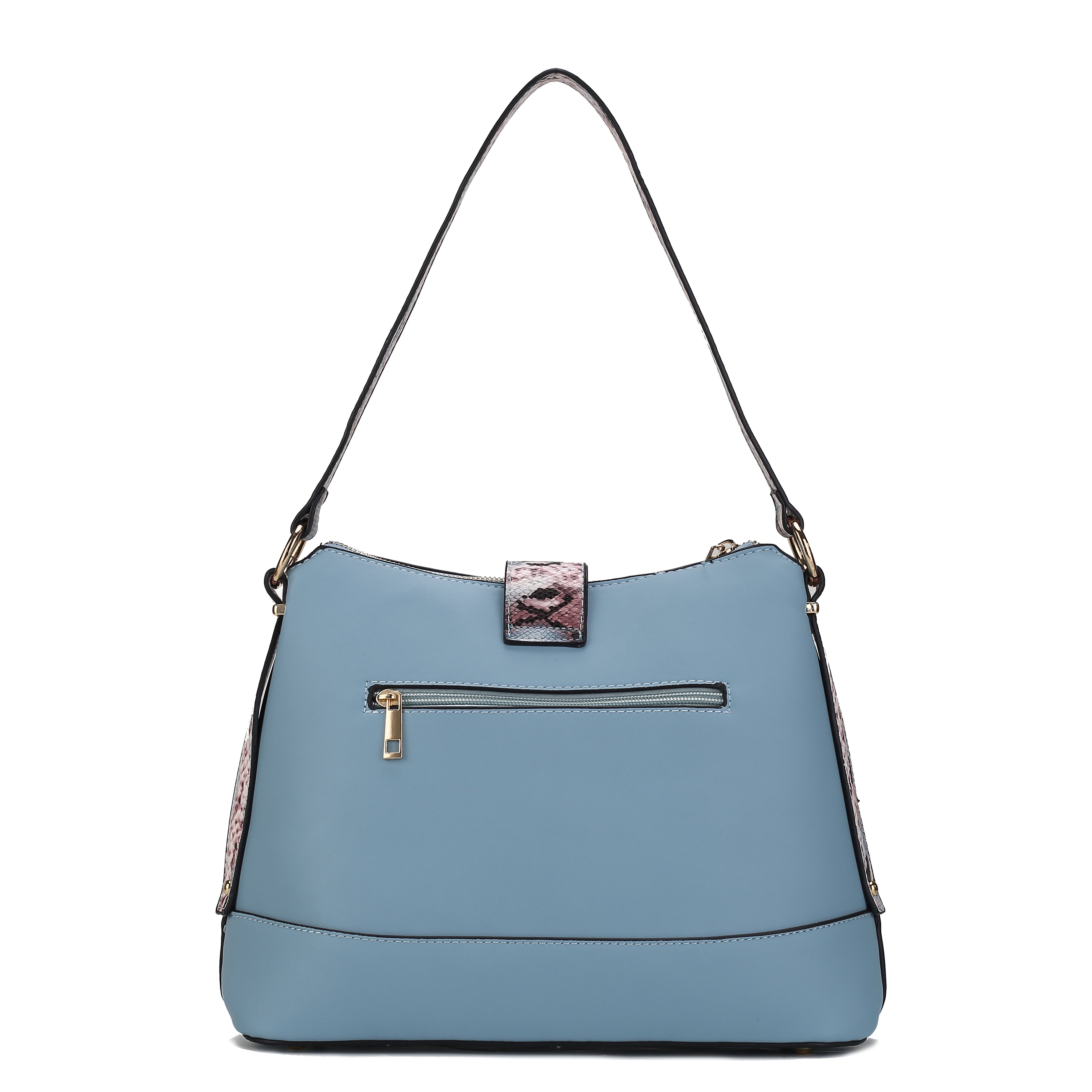 MKF Collection Ezra Snake embossed Shoulder Handbag by Mia K