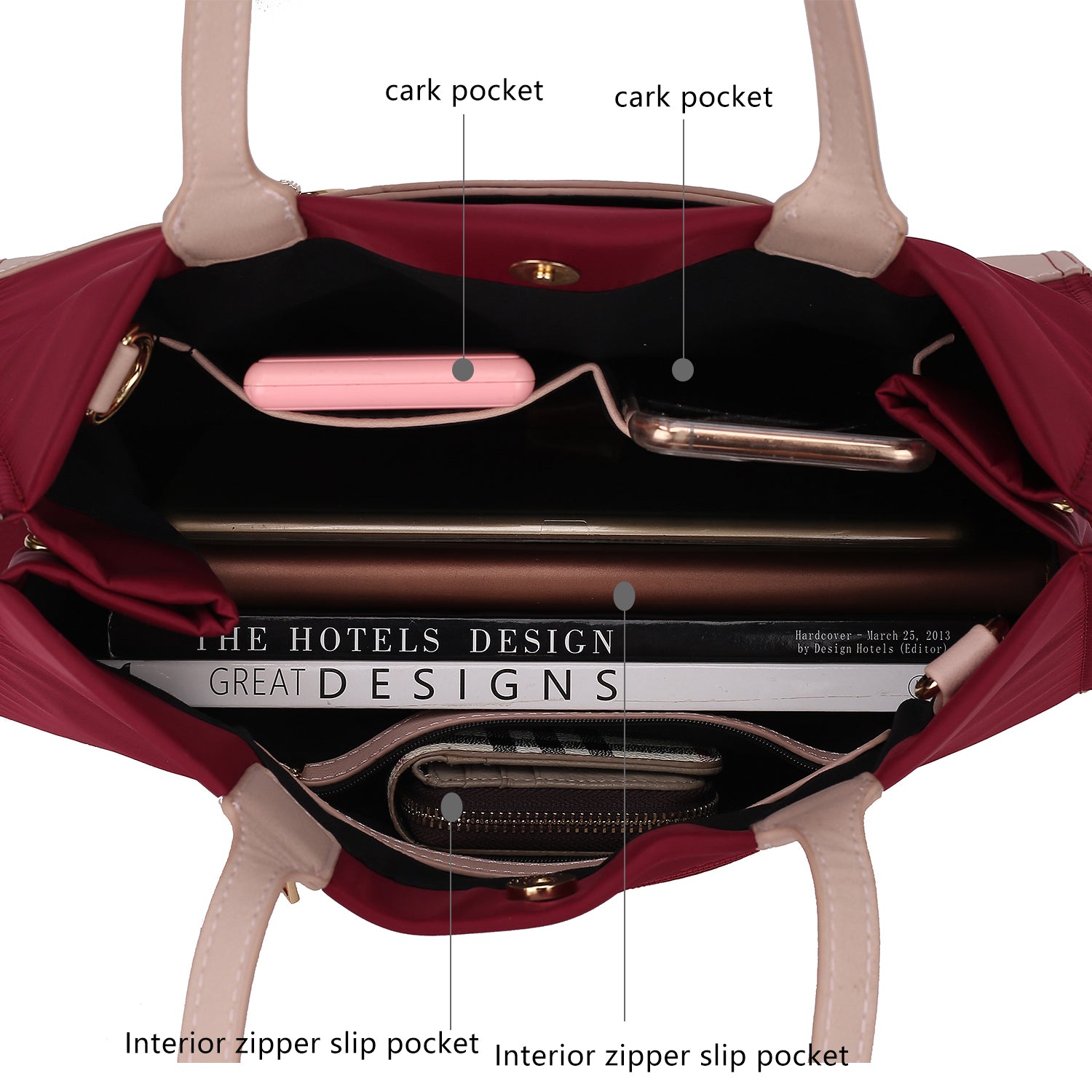 Louise Tote Handbag and Wallet Set Vegan Leather