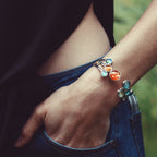 Open Solar System Cuff Bracelet