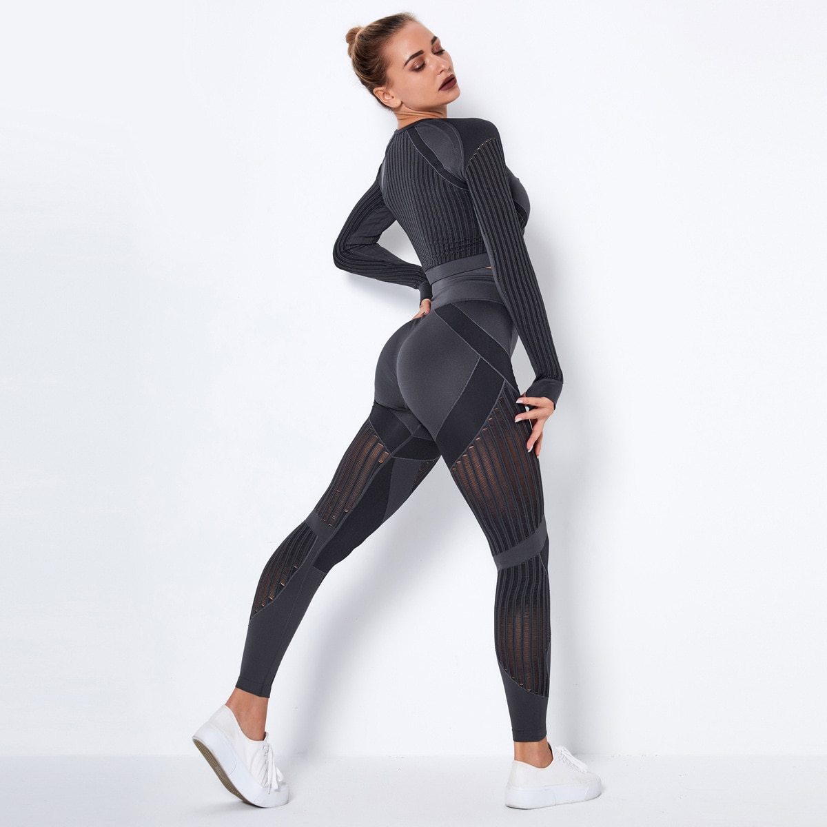 High Waist Yoga Pants Gym Leggings Sport Women Fitness Push Up