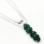 Handmade Wire Woven Crystal Rock Candy Necklace in Various Colors