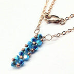 Tiny Super Sparkly Rock Candy Crystal Bar Necklace
